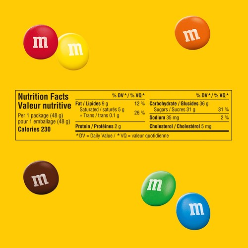 M&M's Milk Chocolate Candies Bag 48 g