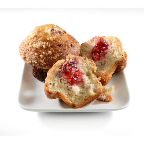 Compliments Strawberry Muffins With Strawberry Filling 440 g 