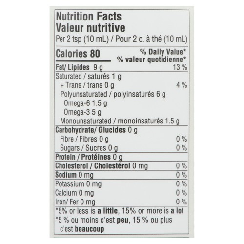 Flora Organic Flax Oil 500 ml