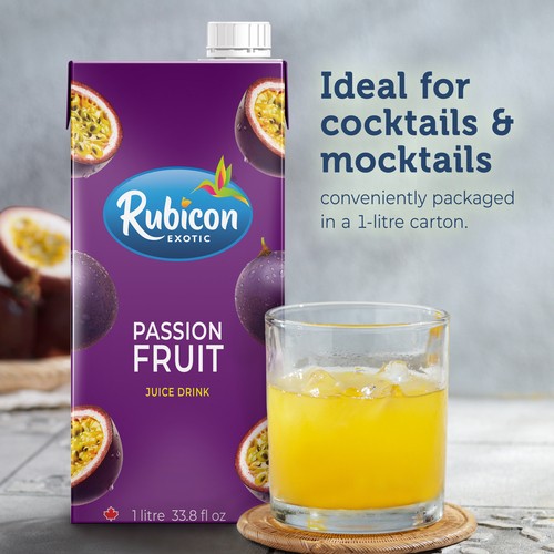 Rubicon Exotic Juice Passionfruit 1 L