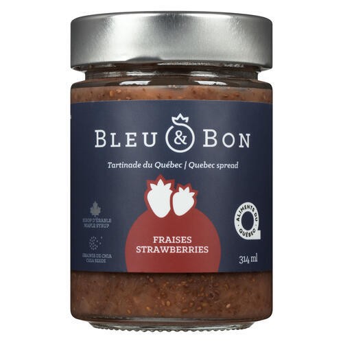 Bleu & Bon Quebec Spread Strawberries 314 ml
