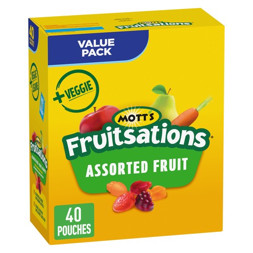 Mott's Fruitsations + Veggie Gluten Free Snacks Assorted Fruit 907 g