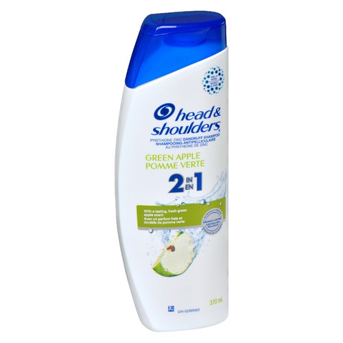 Head & Shoulders Shampoo 2N1 Green Apple 370 ml