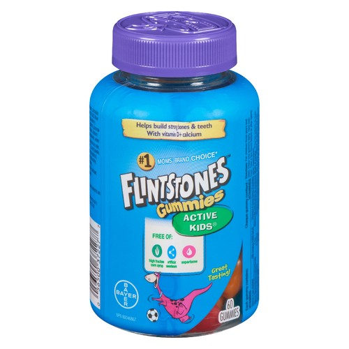 Flintstones Vitamins Active Kids Gummies 60 Count