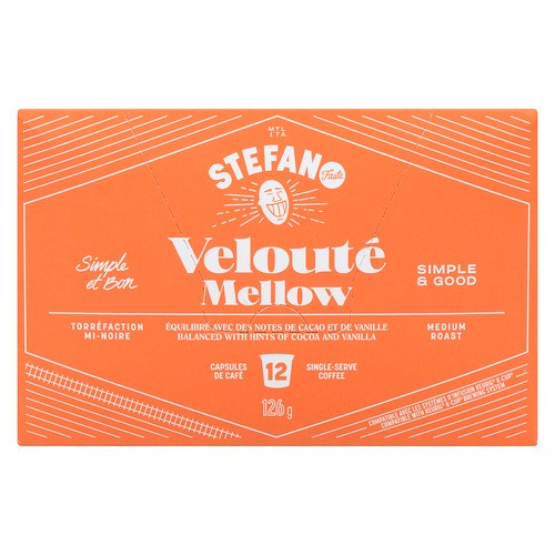 Stefano Faita Mellow Medium Roast 12 K-Cups 126 g