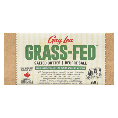 Gay Lea Grass Fed Butter Salted 250 g