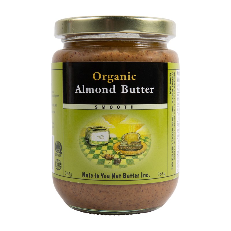 Nuts To You Nut Butter Organic Almond Butter Smooth 365 g - Voilà ...