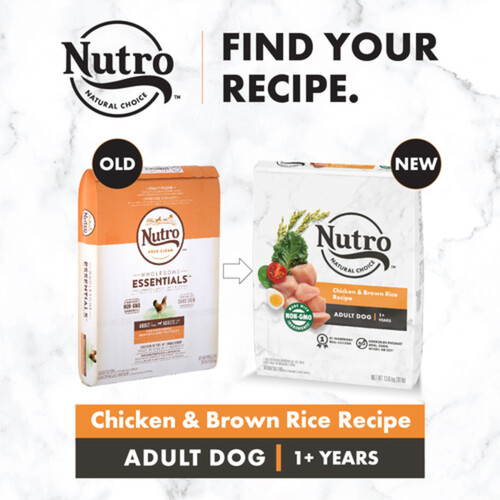 Nutro Natural Choice Adult Dry Dog Food Chicken & Brown Rice 13.61 kg