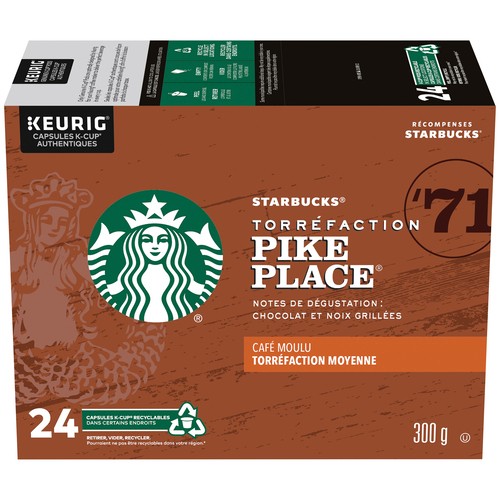 Starbucks Coffee Pods Pike Place Smooth 