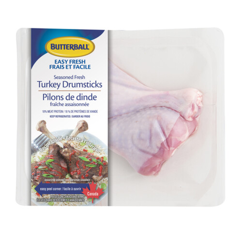 Butterball Fresh Turkey Drums Seasoned 