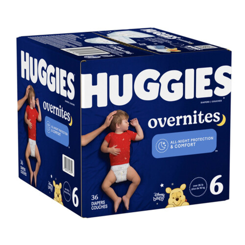 Huggies Overnites Diapers Size 6 36 Count