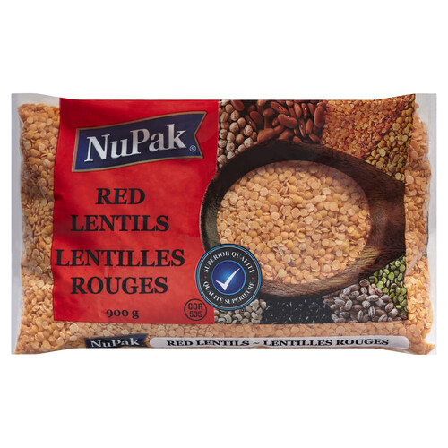 NuPak Red Lentils 900 g