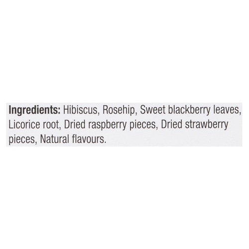 Lipton Herbal Tea Berry Bliss 20 Tea Bags 