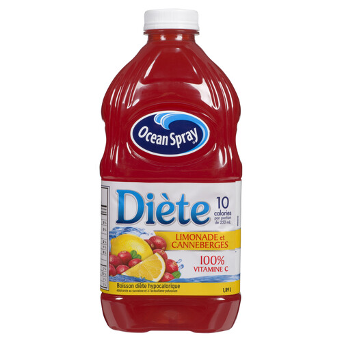 Ocean Spray Diet Juice Cocktail Cranberry Lemonade 1.89 L (bottle)