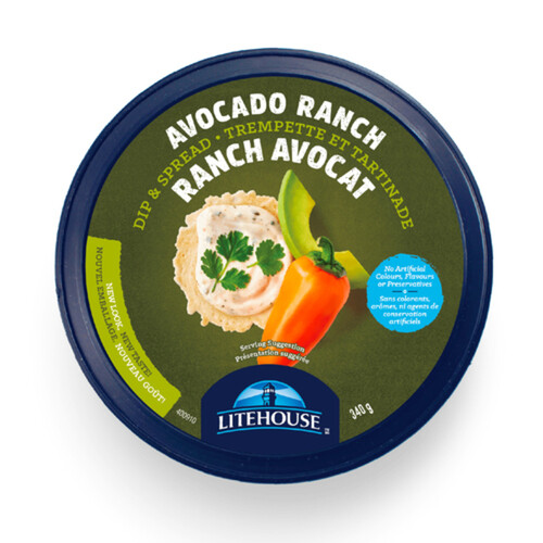 Litehouse Gluten-Free Dip & Spread Avocado Ranch 340 g