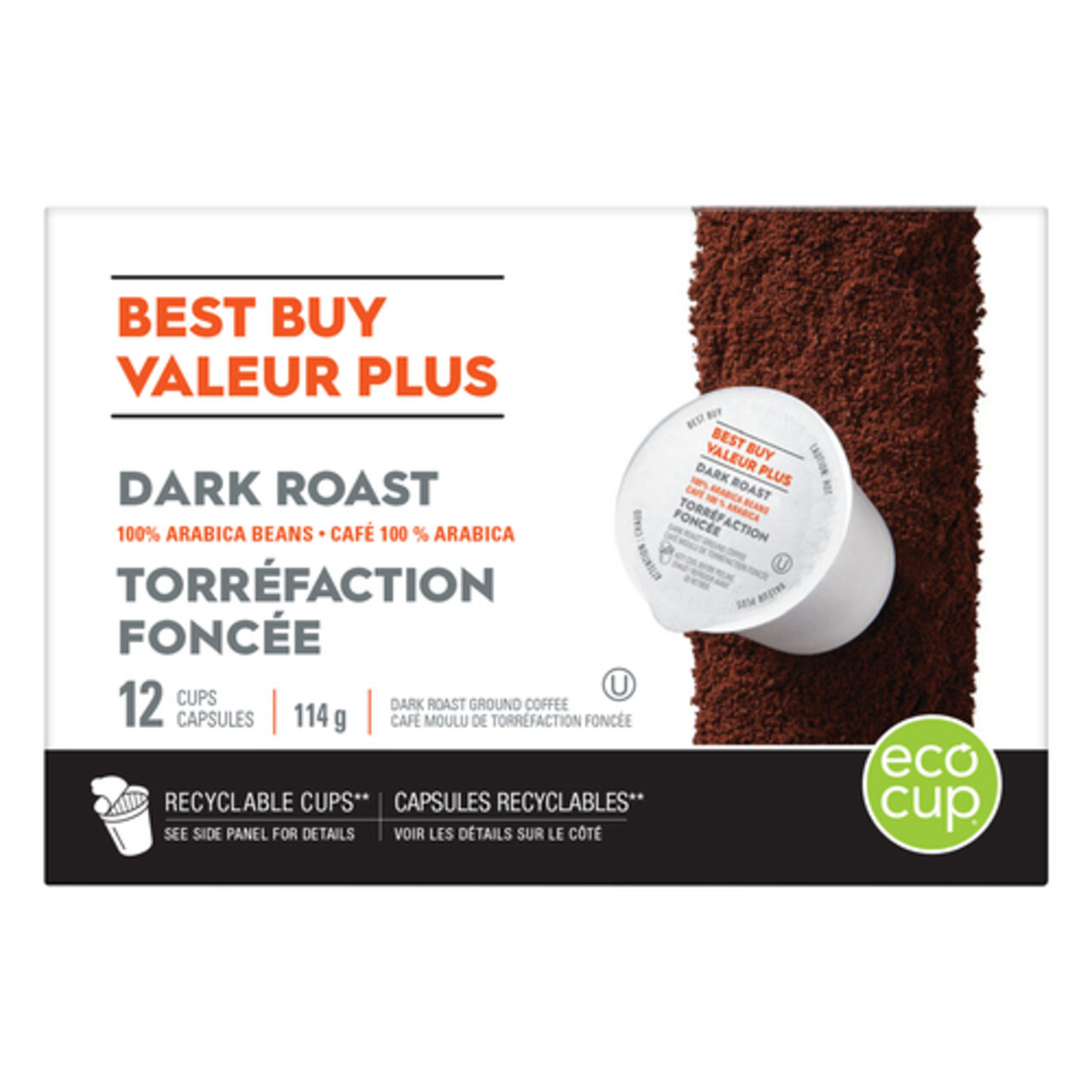 Best Buy Coffee Cups Dark Roast 12 EA Voilà Online Groceries & Offers