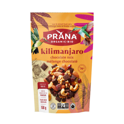 Prana Organic Gluten-Free Kilimanjaro Chocolate Mix 150 g