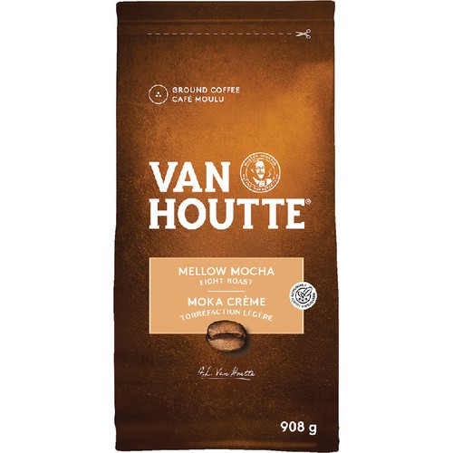 Van Houtte Ground Coffee Mellow Mocha Light Roast 908 g