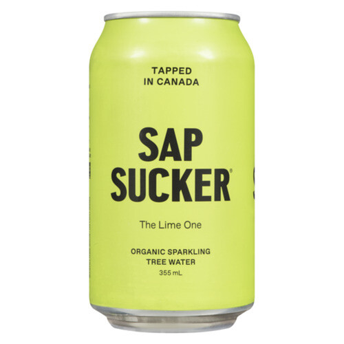 Sap Sucker Sparkling Tree Water The Lime One 355 ml (can)