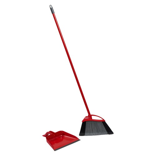 Vileda Pet Pro Super Angle Broom With Dustpan