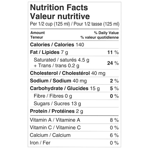 Nestlé Real Dairy Ice Cream 50% Less Fat Natural Vanilla 1.5 L