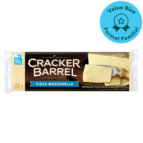 Cracker Barrel Block Cheese Pizza Mozzarella 600 g