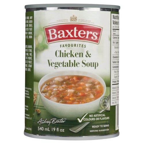 Baxters Soup Chicken & Vegetable 540 ml