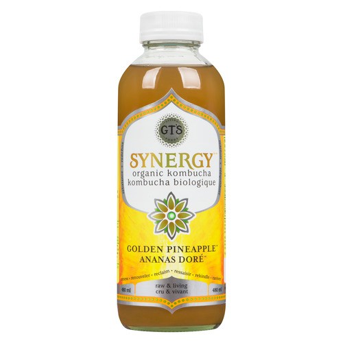 GT's Organic Kombucha Golden Pineapple 480 ml (bottle)