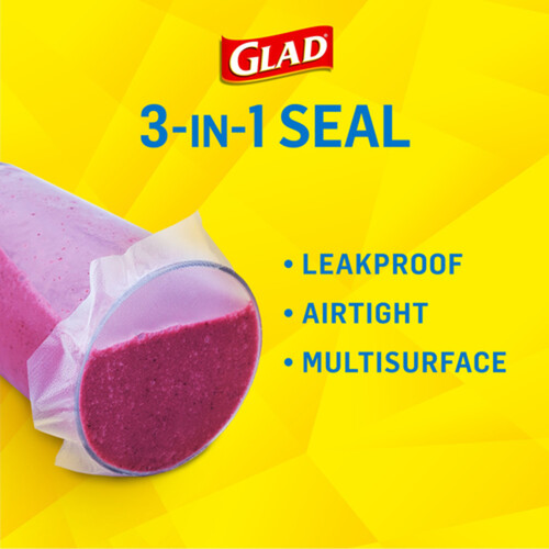 Glad Press'n Seal Plastic Food Wrap 140 Square Foot Roll