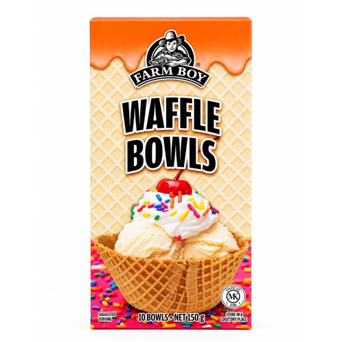 Farm Boy Ice Cream Bowls Waffle 150 g 
