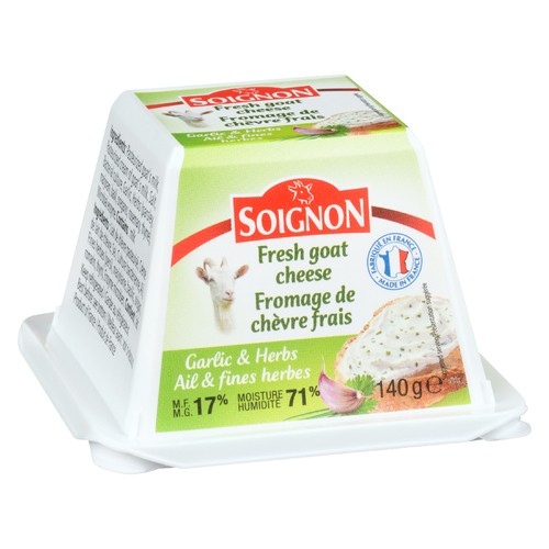 Soignon Goat Cheese Garlic & Herbs 140 g