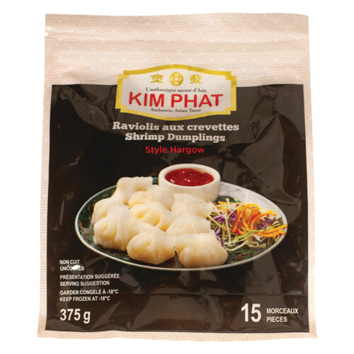 Kim Phat Frozen Dumplings Shrimp Hargow Style 375 g