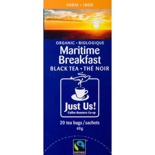 Just Us! Maritime Breakfast Organic Tea Black 40 g