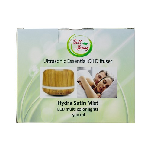 Bell Spring Ultrasonic Essential Oil Diffuser Hydra Satin Mist 1 Pack