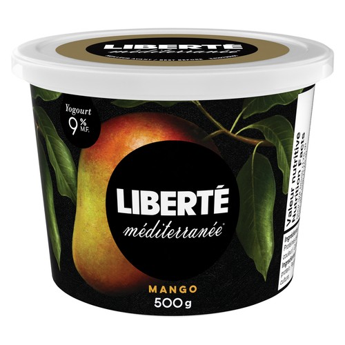 Liberté Mediterranee 9% Yogurt Mango 500 g