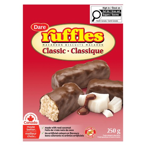 Dare Ruffles Peanut-Free Macaroon Biscuits Classic 250 g