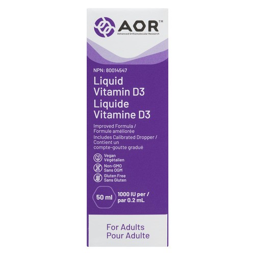 AOR Liquid Vitamin D3 50 ml