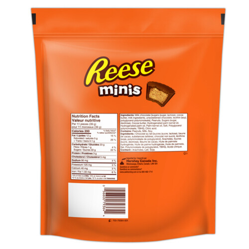 Hershey's Reese Minis Peanut Butter Cups 800 g