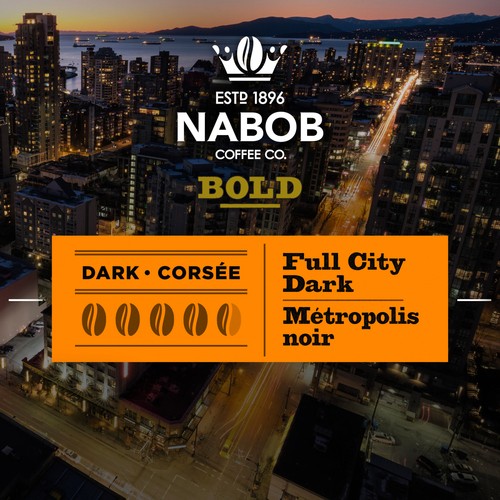 Nabob Coffee Pods 100% Arabica Full City Dark 100% Compostable 30 Single Serve 292 g