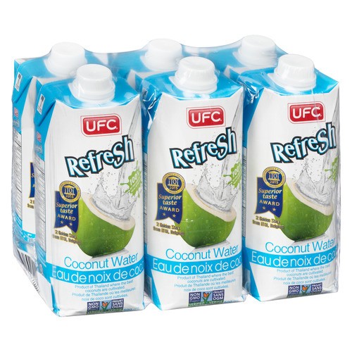 UFC Coconut Water 100% 6 x 500 ml