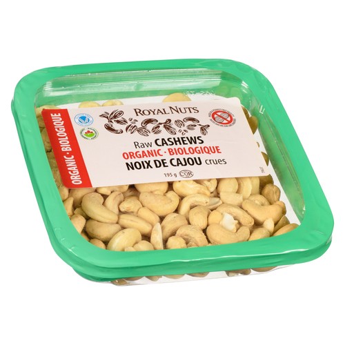 Royal Nuts Unsalted Organic Cashew 195 g