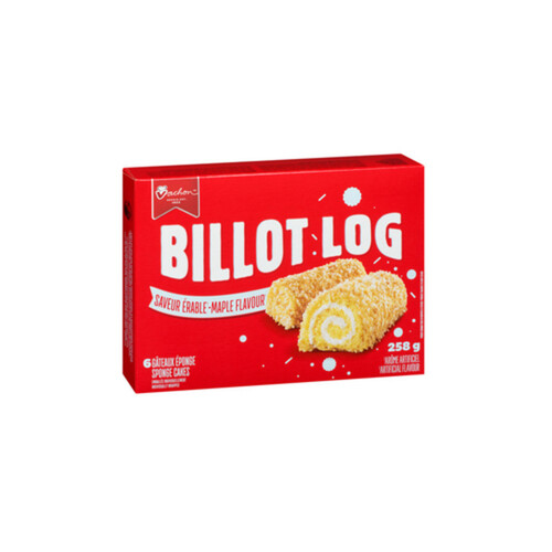 Vachon Sponge Cakes Billot Log Maple 6 Pack 258 g