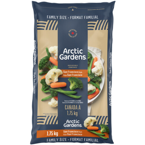 Arctic Gardens Frozen Mixed Vegetables San Francisco Style 1.75 kg