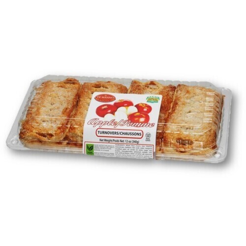 Di Manno Bakery 4 Pack Turnovers Apple 340 g (frozen)