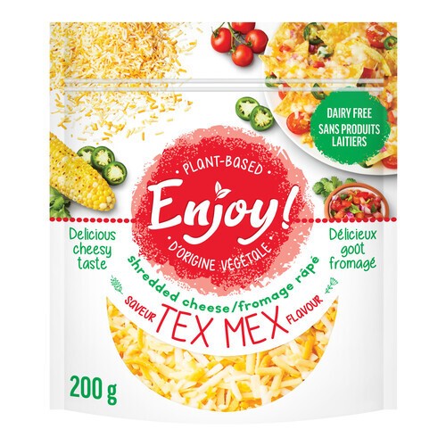 Enjoy Plant Based Shredded Cheese Tex Mex 200 g