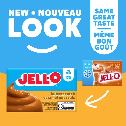 Jell-O Fat-Free Instant Pudding Butterscotch 30 g