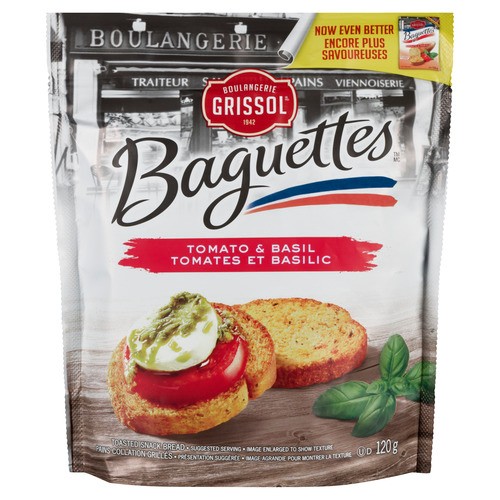 Grissol Baguettes Tomato And Basil 120 g