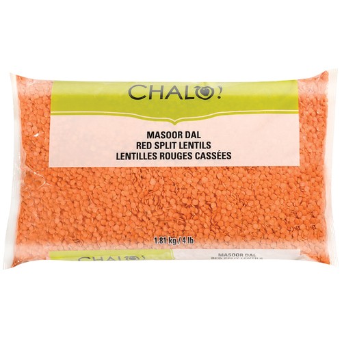 Chalo Red Split Masoor Dal Lentils 1.81 kg