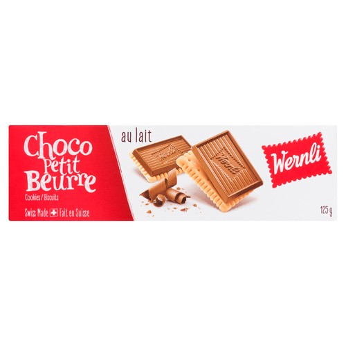 Wernli Cookie Petit Butter Milk Chocolate 125 g