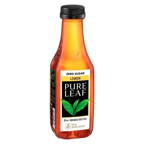 Pure Leaf Real Brewed Iced Tea Zero Sugar Lemon 547 ml (bottle)